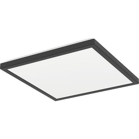 Lampe de salle de bain intelligente Rovito-Z Carré - Noir - 29x29cm - 901466 (1/3)