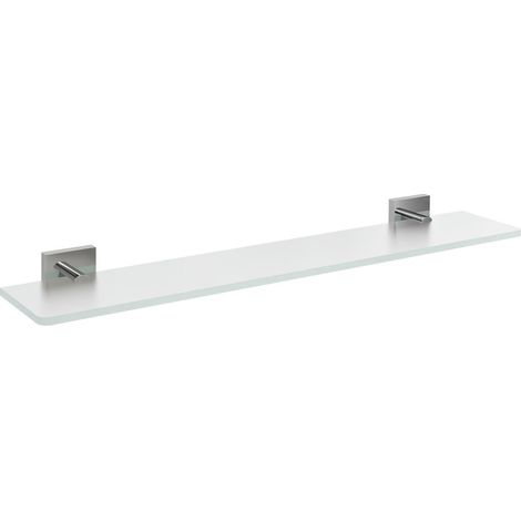 Sapho X-SQUARE - Étagère, longueur 60 cm, verre dépoli/chrome XQ009-05 (1/2)