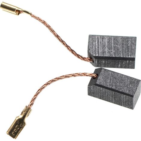 vhbw 2x balais de charbon 13,8 x 6,2 x 8 mm compatible avec Dewalt 27743 Type 1, 27742 Type 4, 27742 Type 2, 27742 Type 1 outil électrique