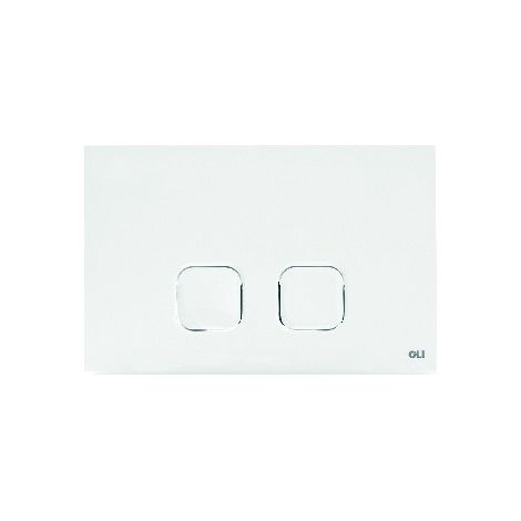 PLACCA PLAIN DUAL DOPPIO SCARICO Misura: Bianca 070826 (1/2)