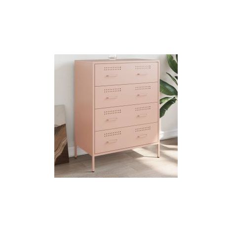 Buffet rose 68x39x89 acier (1/5)