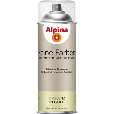 Alpina Feine Farben Sprühlack Opulenz in Gold 400 ml Sprühlacke (1/3)