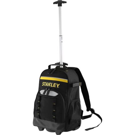 Stanley Essential Rucksack mit Teleskopgriff und Rädern, 15 kg Ladefähigkeit