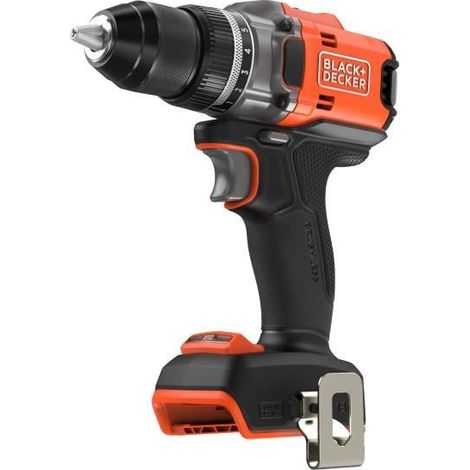 BLACK+DECKER Bürstenloser Bohrschrauber de 18 V, ohne Ladegerät und Akku, BLD682XN-XJ