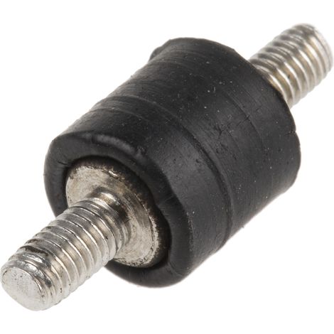 Bobine mâle à mâle RS PRO M3 Ø 8mm en Caoutchouc naturel ( Prix pour Sachet de 8 )