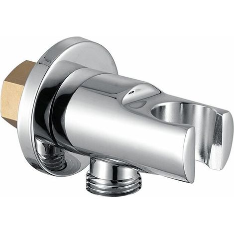 Support Pour Bras De Douche - Raccord Pivotant En Laiton - Adaptateur Universel 1/2 Pouces - Pour Douche À Main - 1 Pièce