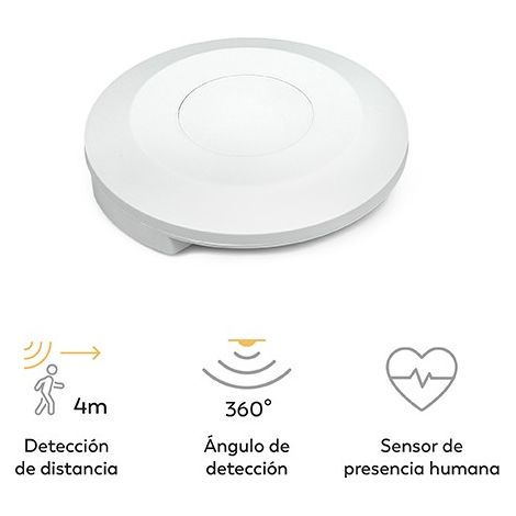 DÉTECTEUR DE PRÉSENCE RÉEL PLAFOND 360 BLANC