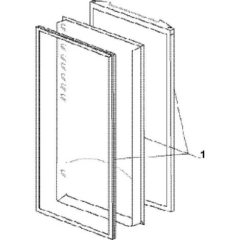 Porte complète avec joint pour réfrigérateur – Compatible FAR modèle R5317AS – Remplacement durable – 67894