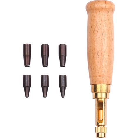 Juego de perforadoras automáticas y silenciosas con 6 brocas (de 1,5 a 4 mm).