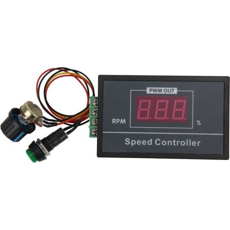 Variateur PWM pour Moteur DC 6V-60V 30A Contrôleur de Vitesse avec Affichage Digital et Commutateur Start/Stop (1/5)