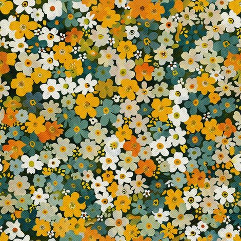 Outdoor dekostoffe oxford - Motiv Blumen I DX5274 (1/5)