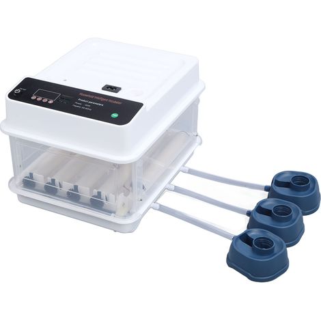 Couveuse Œufs Automatique Réglable Lampe LED Double Alimentation Simulateur Incubation Petite Taille pour Poulet Blanc Prise UE 220V 12 Pièces (1/5)