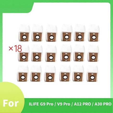 Confezione da 18 sacchetti per la polvere per aspirapolvere ILIFE G9 Pro / V9 Pro / A12 PRO / A30 PRO - accessori e ricambi (1/5)