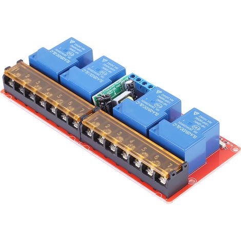 4-Kanal-Relaismodul 30 A AC 100–250 V mit Hoch-/Niedrigpegelauslösung (1/5)
