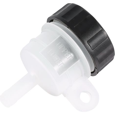 Réservoir de liquide de frein, coupelle de maître-cylindre, réservoir d'huile arrière de bonne durabilité, largement utilisé pour la décoration de motos et de voitures. (1/5)