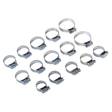 TEC HIT 103015 - Assortiment de 15 Colliers de Serrage