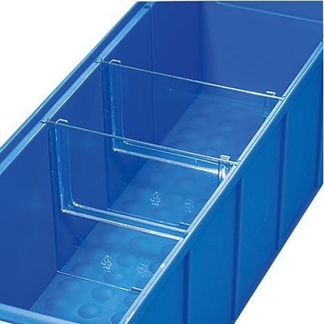 Séparateur transparent 4 pcs.Boite ProfiPlus ShelfBox Divider S (1/4)