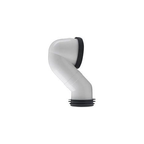Roca – Coude de raccordement excentré 65° – Entraxe 50 mm – Dimensions L320 x l180 x H140 mm – Pour évacuation WC (1/5)
