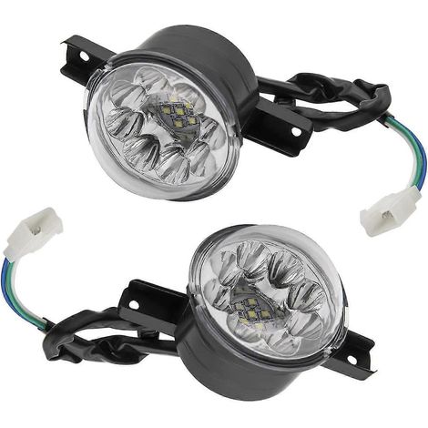 12V LED-Scheinwerfer für 125cc, 150cc, 250cc und 300cc Quads (kompatibel mit JCL, Baja, Kazuma und Roketa).