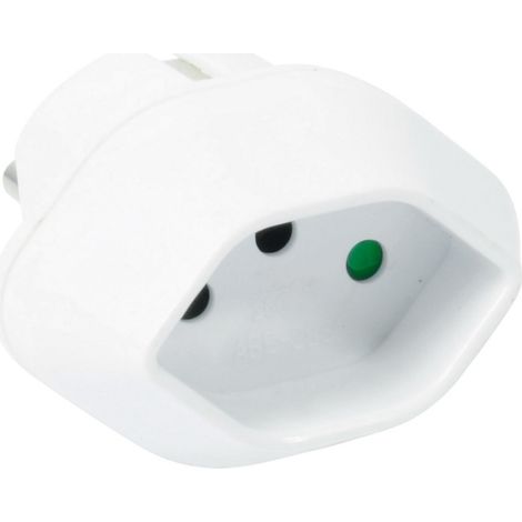 Adaptateur france male / suisse femelle