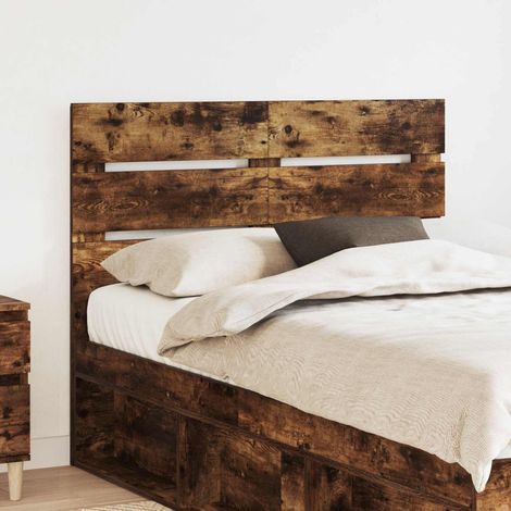 Kopfteil Geräucherte Eiche Holzwerkstoff