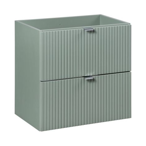 Meuble sous-vasque 60 cm - H 57 x L 60 x P 39 cm - Vert Roseau - Livraison gratuite