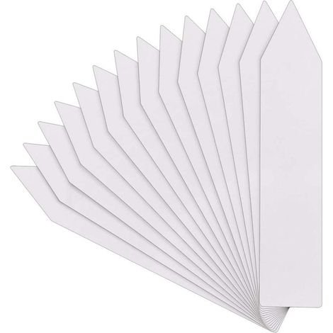 100 Pièces 100 mm Plastique Pflanzenetiketten/Pflanzschilder/Plantes Étiquettes,Rouge (1/5)