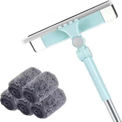 Nettoyeur de vitres rétractable 2 en 1-Crezuo