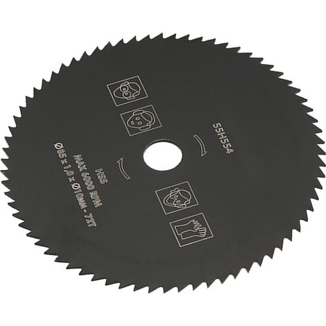 85 mm x 10 mm 72T HSS Kreissägeblatt Trennscheibe für Holz und Metall (1/5)