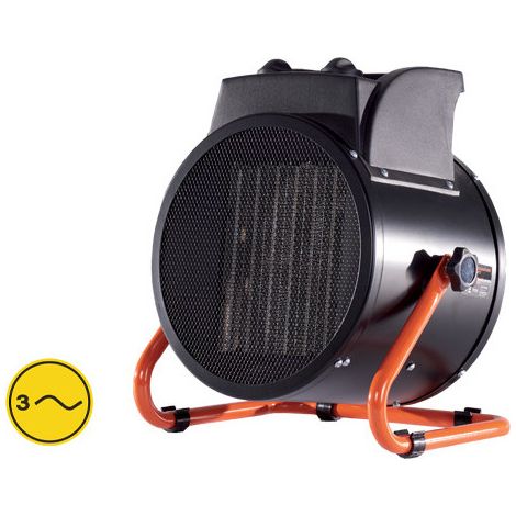 Generador de aire caliente PTC 5000 W – Brixo Ventilador industrial de tres potencias – Niklas