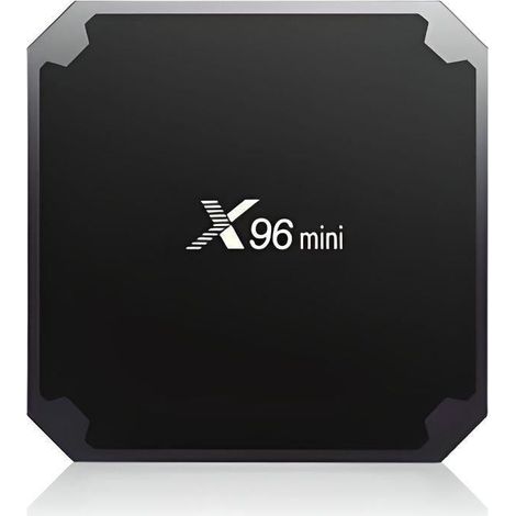 progrès-X96mini Smart TV BOX 2Go + 16Go Android 712 Amlogic S905W Quad Core 1080P 4K H265H264 HDTV HDR Multimédia WiFi Noir (1/4)
