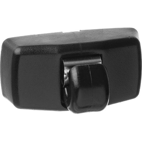 Gancio di montaggio per aletta parasole HAK per sedili VW Audi, colore nero (1/5)