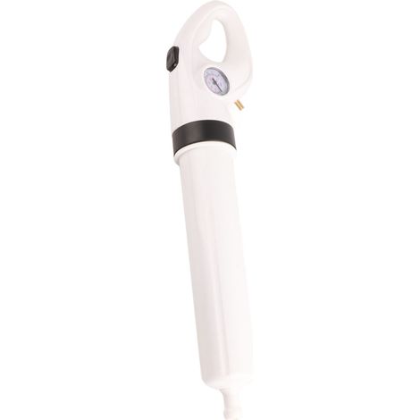 Déboucheur de canalisations à air comprimé, nettoyeur haute pression rapide et efficace pour toilettes, coque en ABS, ventouse puissante pour salle de bain et cuisine (1/5)