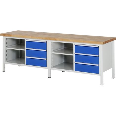 Etabli Rau modèle 8462, L 2500 x P 700 x H 840mm