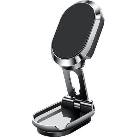 Support magnétique de téléphone pour Voiture métal Multifonctionnel Aimant Rotation 360° Support de téléphone de Bureau (1/4)