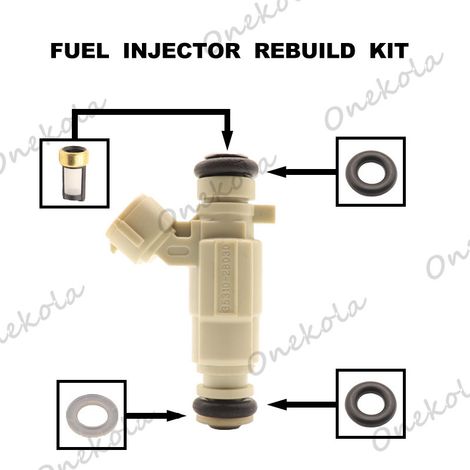 Pièce de réparation de filtre à anneau en caoutchouc d'injecteur de carburant automobile 35310-2B030, applicable aux Kia Cerato, Soul et Forte. (1/2)