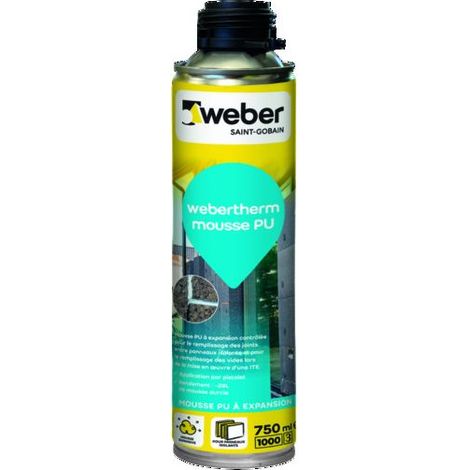 WEBER MOUSSE PU AEROSOL 750ML