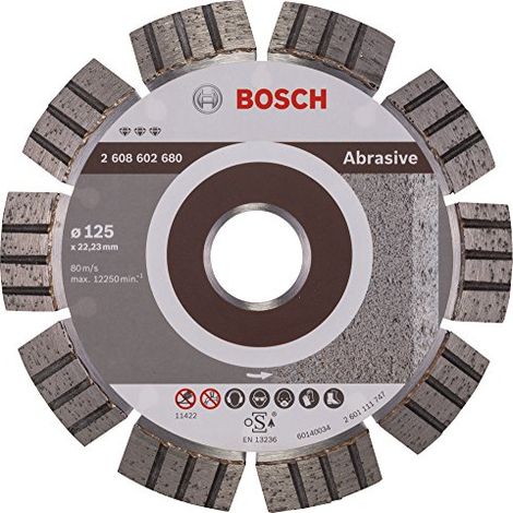 Bosch PRO Abrasive disco diamantato 125 x 22,23 mm - 2608602680 (1/3)