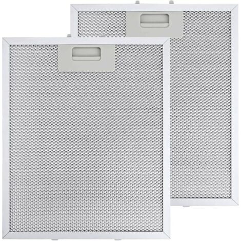 2 pièces 310mm x 250mm Filtre Hotte Aspirante pour Hotte Aspirante AEG Blancs Grande Capacité de Stockage d'huile Résistance aux Hautes Températures Pièce de Rechange 5 Couches (1/3)