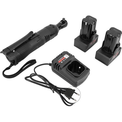Clé à cliquet électrique Rechargeable à Angle droit de 90 °, 28V, outil de clé à cliquet, prise 3/8 pouces, 110-240V (1/5)