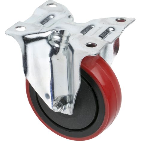 Roulettes industrielles Fixe RS PRO, Diam 100mm, 110kg ( Prix pour 1 ) (1/2)