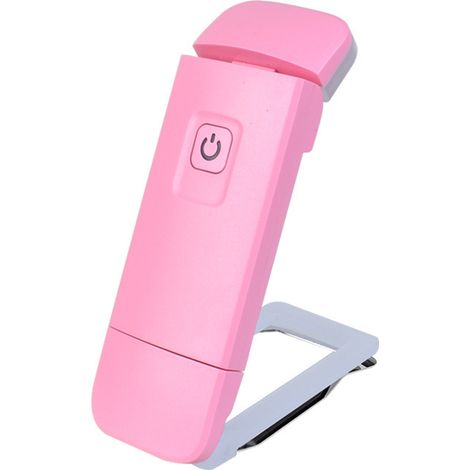 Lampe de lecture LED mini USB rechargeable, 1 pièce, lampe marque-page portable, lumière douce à 3 couleurs, luminosité réglable, adaptée pour lit, voiture, usage domestique, bureau, dortoir – cadeau (1/4)