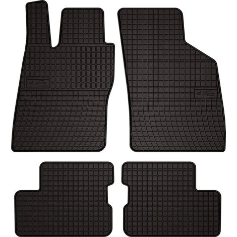Alfombrillas de goma para Opel Astra F hatchback, sedan, station wagon, cabriolet (1991-2002) - negras, ajustables (1/5)