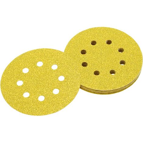 125-mm-Schleifscheibe – Körnung 180 – 10er-Pack – Zum Schleifen von Hartholz und Teakholz – DT3106-QZ