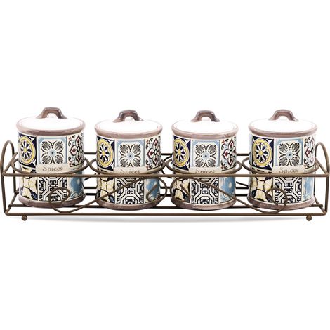 Set di 4 contenitori per spezie MAESTRO Holiday in Porto MR-20005-04CS (1/4)