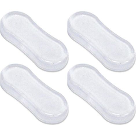 Tampons Abattant WC,Patins Pour Abattant De Toilette,Pare-chocs Siège Toilette Universels,Silencieux évitement De Collision Tampon Abattant WC Avec Adhésif Puissant Remplacement Coussinets Protection (1/4)
