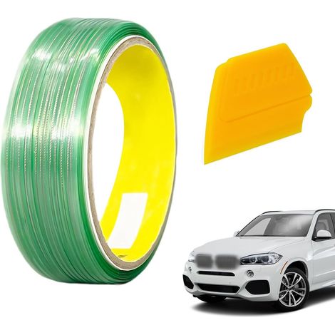 5M Ruban de Découpe en Vinyle, Ruban Adhésif pour Carrosserie Automobile, Protection de Peinture, Découpe Précise et Sans Rayure, Flexible et Facile à Utiliser (1/5)
