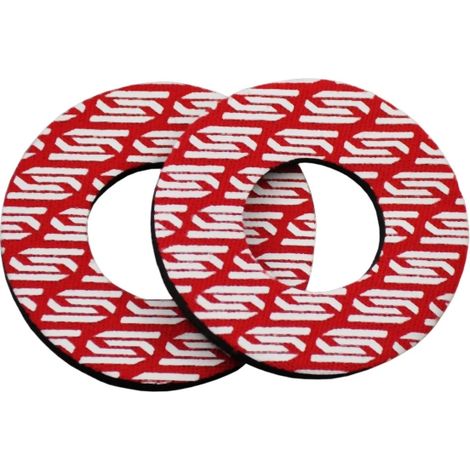 Ciambelle in schiuma anti-cieco Scar Racing rosse/bianche