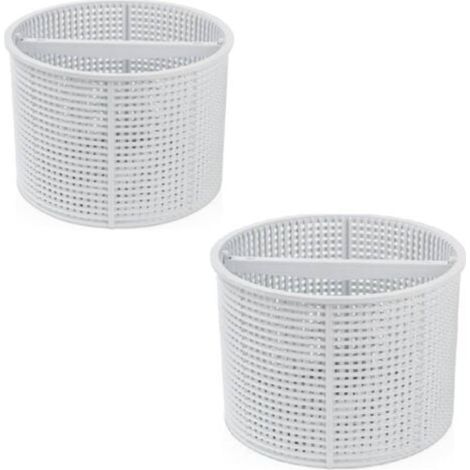 2 paniers de rechange pour skimmer de piscine, compatibles avec les modèles Hayward SPX1082CA et Aladdin B-152, paniers pour skimmer SP1082, SP1083, SP1084, 1085 et 1086-AquaForge (1/4)