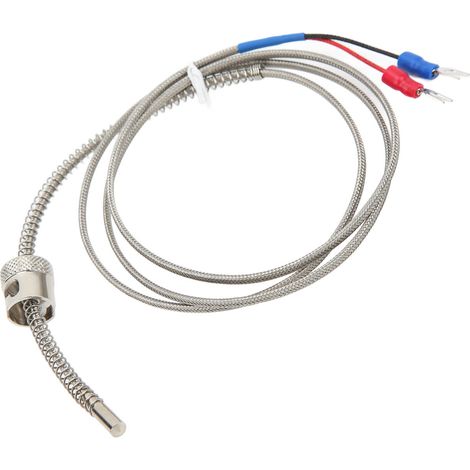 Thermocouple Type K Anticorrosion Haute Précision Sonde de Température 1 mètre Résistant aux Interférences (1/5)